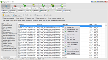 Registry Help Pro screenshot