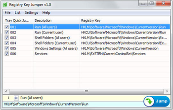 Registry Key Jumper screenshot