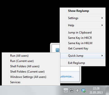 Registry Key Jumper screenshot 2