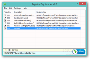 Registry Key Jumper screenshot