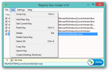 Registry Key Jumper screenshot 3