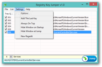 Registry Key Jumper screenshot 4