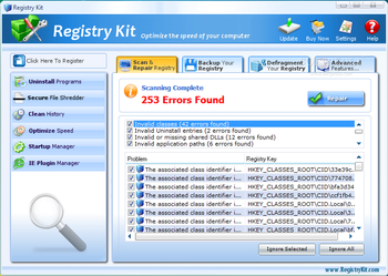 Registry Kit screenshot