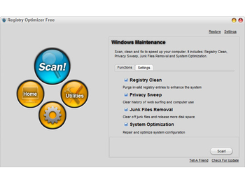 Registry Optimizer Free screenshot 2