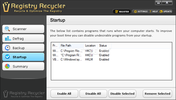 Registry Recycler screenshot 4