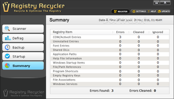 Registry Recycler screenshot 5