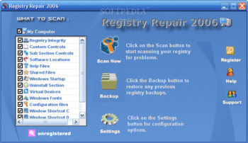 Registry Repair 2006 screenshot