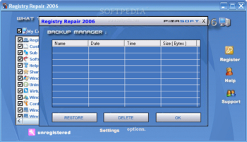 Registry Repair 2006 screenshot 3