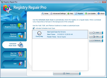 Registry Repair Pro screenshot 6
