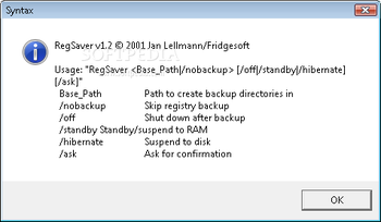 Registry Saver screenshot