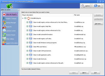 Registry Sweeper screenshot