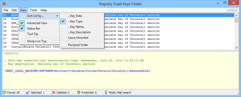 Registry Trash Keys Finder screenshot 4
