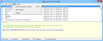Registry Trash Keys Finder screenshot 5
