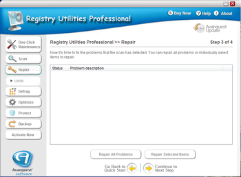 Registry Utilities Professional screenshot 3