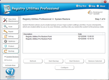 Registry Utilities Professional screenshot 8