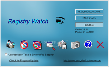 Registry Watch screenshot