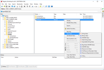 Registry Workshop screenshot