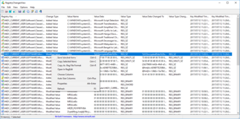 RegistryChangesView screenshot