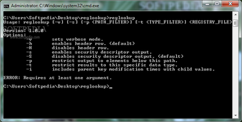 RegLookup screenshot