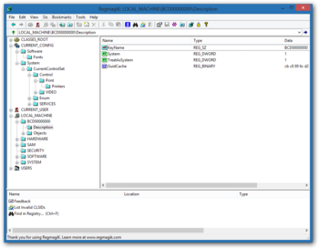 RegMagiK Registry Editor screenshot