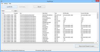 RegMerge screenshot