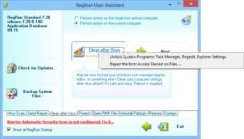 RegRun Security Suite Standard screenshot 5