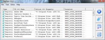 RegStart screenshot