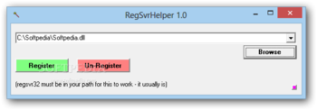 RegSvrHelper screenshot