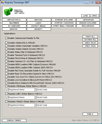 RegTweakage.NET screenshot 12