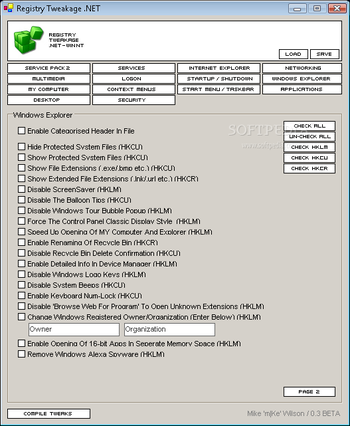 RegTweakage.NET screenshot 8