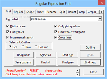 Regular Expression Find screenshot 2