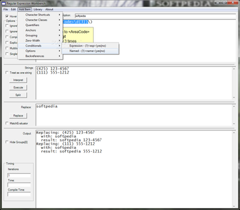 Regular Expression Workbench screenshot 9