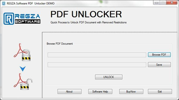 Regza PDF Unlocker screenshot