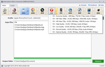 Reincubate Video Converter screenshot 2