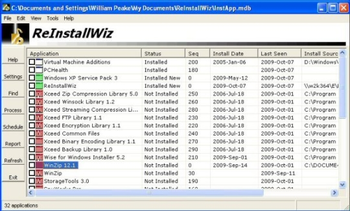 ReInstallWiz screenshot
