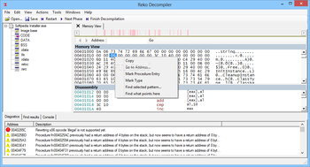 Reko Decompiler screenshot
