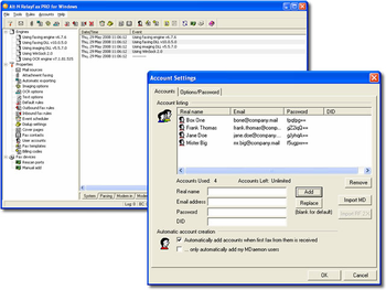 RelayFax Network Fax Manager screenshot