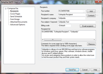 RelayFax Server screenshot 2