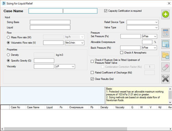 Relief Valve Sizing Calculator screenshot 4