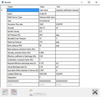 Relief Valve Sizing Calculator screenshot 5