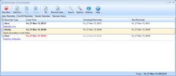 Reminder Commander screenshot