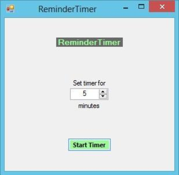 ReminderTimer screenshot