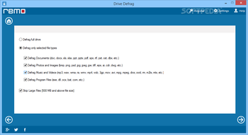 Remo Drive Defrag screenshot 4