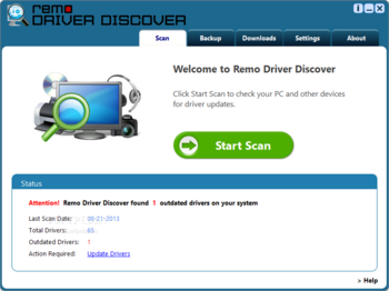 Remo Driver Discover screenshot