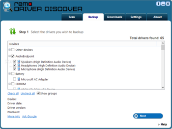 Remo Driver Discover screenshot 4