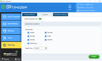 Remo Optimizer screenshot 6