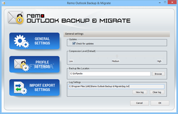 REMO Outlook Backup & Migrate screenshot 6