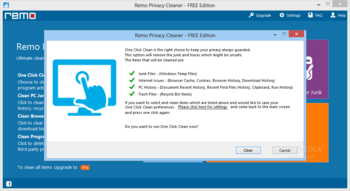 Remo Privacy Cleaner screenshot 2