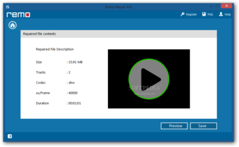 Remo Repair AVI screenshot 2