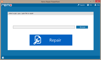 Remo Repair PowerPoint screenshot